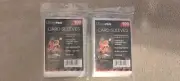2 Packs Of 100 Ultra Pro Card Sleeves
