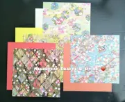 20 PCS DOUBLE SIDED Set G, Cranes SAKURA CHERRY BLOSSOM Yuzen Origami Paper