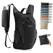 10L Small Hiking Backpack Travel Daypack Lightweight Packable Back Pack Black