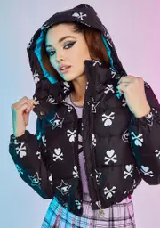 [Dolls Kill x tokidoki] Sayonara Sweetheart Cropped Puffer Jacket