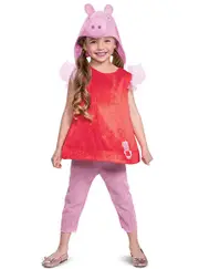 Peppa Pig Girls Fancy Dress Costume