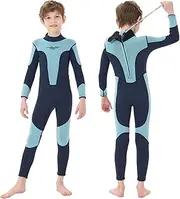 Seaskin Kids Wetsuit for Boys Girls Toddler 3mm Back Zip Thermal Swimsuits
