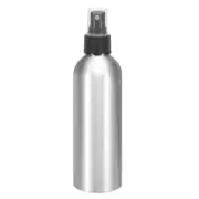 200ml/6.7oz Aluminum Fine Mist Spray Bottles with Black Nozzle Cap