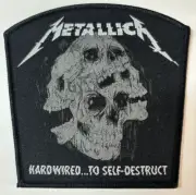 Metallica HARDWIRED TO SELF DESTRUCT Licensed Woven Patch Sew On Thrash Metal