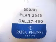 PATEK PHILIPPE 27-460 WATCH CENTRE WHEEL + CANNON PINION PART 200.1H