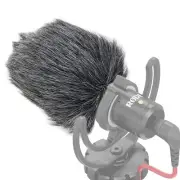 Furry Windscreen Muff, Mic Pop Filter/Foam Wind Cover fits for Rode VideoMicr...