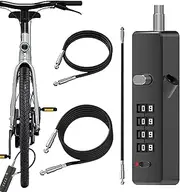 Combination Bikes Lock Cable - Bikes Chain Lock | Combination Locks for Cycles | Heavy-Duty Anti-Theft Rope Chain | High Security Bikes Protecter for Urban Commuting Travel Scooter Fence Gate Outdoor