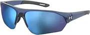 [Under Armour] Men's Male Sunglass Style UA 0001/G/S Special Shape, Blue/Blue Multi, 72mm, 10mm