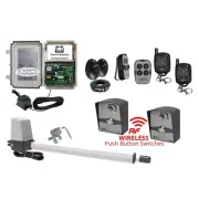 APC Gate Automation Wireless Kit. Low Voltage Gate Opener w Push Button Switches