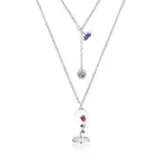 Disney Beauty and The Beast Enchanted Rose Necklace