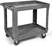 COSMO ABODE Heavy-Duty Utility Cart – Multi-Purpose Folding Cart for Gardening, Shopping, and Outdoor Use – All-Terrain Wheels & Adjustable Handle - Durable Construction & Easy to Store