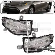 Pair LH RH LED Corner Lights fits TOYOTA 17-19 COROLLA HORIZONTAL TYPE