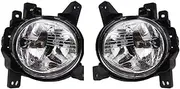 Car Fog Lights for Hyundai for Santafe 2011 2012 92201-2b500 Car Front Fog Lamp Headlight Foglamps DRL Car Front Bumper Fog Light