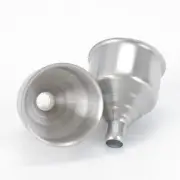 Small Wine Funnel Stainless Steel Diameter 4cm Height 5cm Leak Diameter 0 8cm