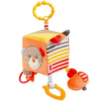 在飛比找PChome24h購物優惠-德國NUK絨毛玩具-小熊方塊玩偶