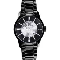 在飛比找誠品線上優惠-RELAX TIME RT62系列 人動電能地球腕錶-銀x黑