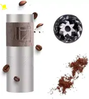 1Zpresso Q Manual Coffee Grinder, Mini Slim Travel Sized Fits in the Plunger, St