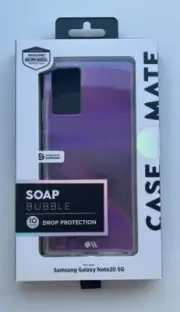 Case-Mate Drop Protection Case For Samsung Galaxy Note20 - Soap Bubble