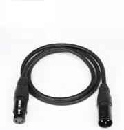 3-Pin XLR Extension Microphone Mic Audio Balanced Cable Cord Male Female 5FT