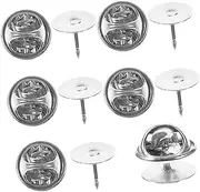 [JEWEDECO] Spurs Butterfly Hat Badges Locking Pin Locks for Enamel Pins Locking for Enamel Pin Flathead Pin Back Locking Pin Backs for Enamel Pins Lapel Pin Backs Stainless Steel