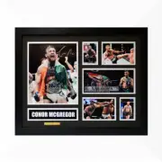 Conor McGregor Signed & Framed Memorabilia - Black/Silver Limited Edition