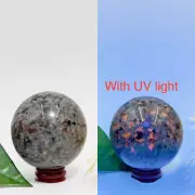 Yooperlite Sphere UV Reactive Healing Crystal Ball 500g 70mm