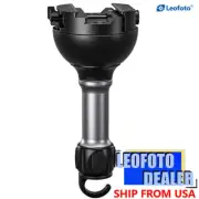 Leofoto YB-75LR Leveling Base for 75mm Bowl/Arca+Picatinny for 75mm Bowl Tripods