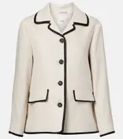 ['S Max Mara] 'S Max Mara Leslie linen jacket UK 10 beige