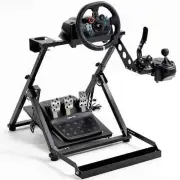 Hottoby Racing Wheel Stand Foldable Fit Logitech G29 G920 G923 Thrustmaster T248