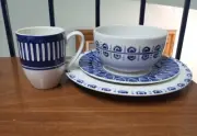 Mikasa SIENA 4 Pc Place Setting Set CRAZED, Portugal NEW!