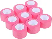 9 Pcs Badminton Racket Grip Tape Shock Absorbing Buffer Film Pu Sports Tape Tennis Racket Grip Wrap for Improved Control Comfort