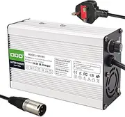 QDD 54.6V 3A Battery Charger, 48V Lithium Battery Charger with XLR Connector,with Cooling Fan,Fast Battery Charger