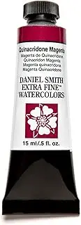 Daniel Smith 284600090 Extra Fine Watercolor 15ml Paint Tube, Quinacridone, Magenta, 0.5 Fl Oz (Pack of 1)