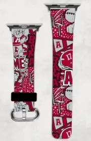 Alabama Crimson Tide Apple Watch Band NEW 38/40/41 & 42/44/45 NCAA University