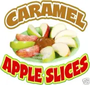 Caramel Apple Slices Decal 14" Concession Food Truck Van Restaurant Menu Sticker