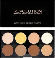 Makeup Revolution, Ultra Cream Contour Palette, Makeup Palette Includes Highlighter & Contour Shades, Vegan, 13g