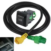 Durable USB Car Switch+USB Cable For RCD510 RCD310 VW Golf/GTI/R MK5 MK6 Jetta A