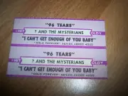 2 ? And The Mysterians 96 Tears / I Can't Get Enough Jukebox Title Strips