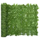 Artificial Leaf Balcony Screen Garden Fence Roll Privacy Hedge Cover 400x100cm
