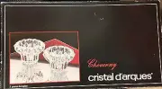 Cheverny cristal d'arques® 24% Lead Crystal Candle Holders (set of 2) NOS