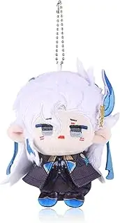 UTIEHD Genshin Impact Plush Keychains, Cute 4-Inch Collectible Doll - Compact Size for Bags and Keys for Fans