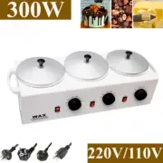 3 Furnace Controllable Wax Warmer Depilatory Beauty Temp Melting Wax Machine New