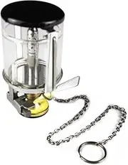 LANRU Mini Portable Bright Camping Lantern Gas Light Outdoor Fishing Picnic Tent Lamp Home Garden Hung Glass Lamp, Transparent