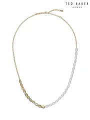 Ted Baker Gold Tone ILENIE: Island Pearl Bead Necklace (E21682) | $138