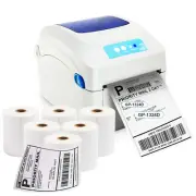 Shipping Label Printer Direct Thermal Barcode USB printer 6Roll 4*6 in 350 label