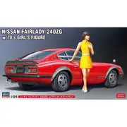 Hasegawa 1/24 Nissan Fairlady 240Zg W/70S Girls Figure