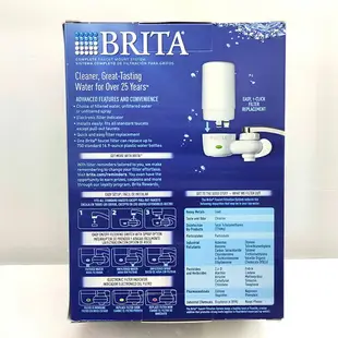 [3美國直購] 新款 BRITA Complete 54811 On Tap 水龍頭式淨水器含濾芯指示燈 (白色) (含濾芯/濾心)