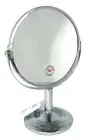 NEW TAYMOR POLISHED CHROME BATHROOM/VANITY TABLE TOP DUEL SIDED 5X MIRROR