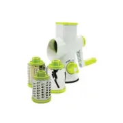 3in1 Rotary Food Slicer Grater Shredder Manual Veg Fruit Cheese Chopper