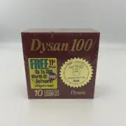 Dysan 100 Diskettes MF2HD Formatted for IBM 3.5" Floppy Disks Box of 10 NEW